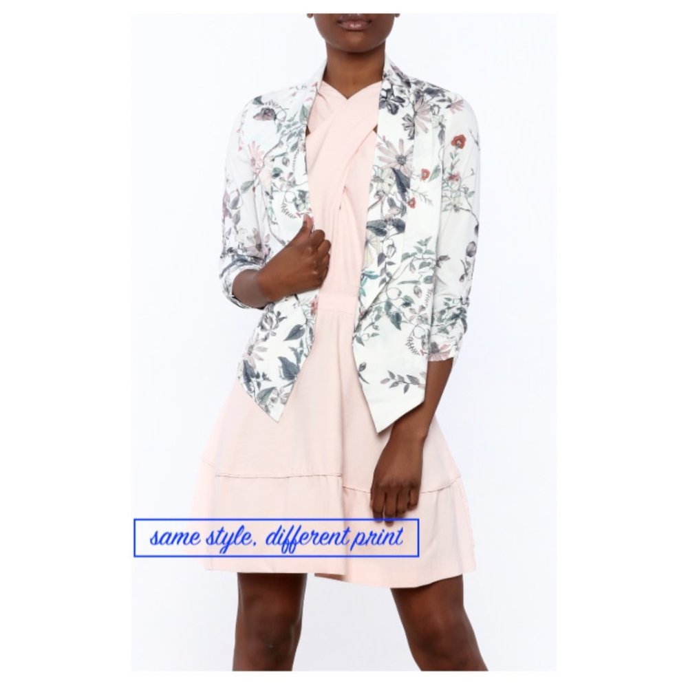 Michel Floral Jacket M - Picture 7 of 8